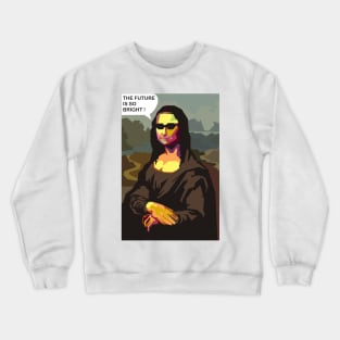 monalisa pop art Crewneck Sweatshirt